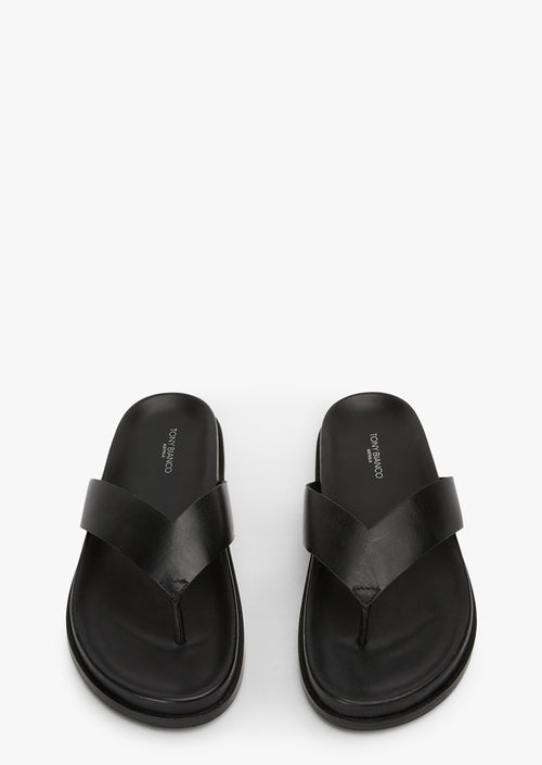 Loop Black Sandals