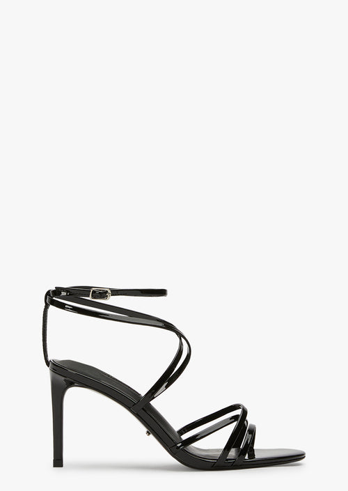 Majorca Black Patent Heels