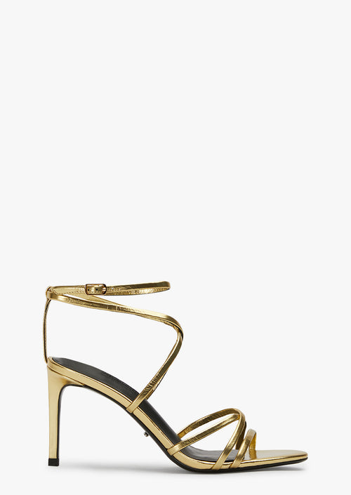 Majorca Gold Foil Heels