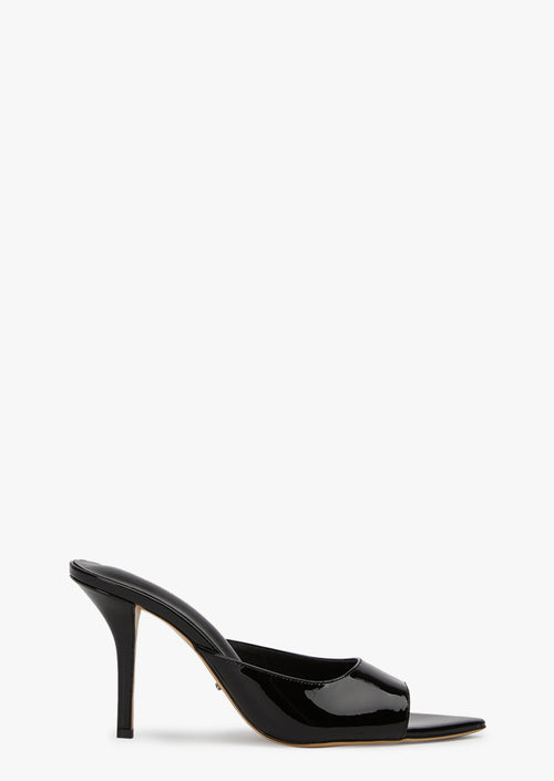 Makenzie Black Patent Heels