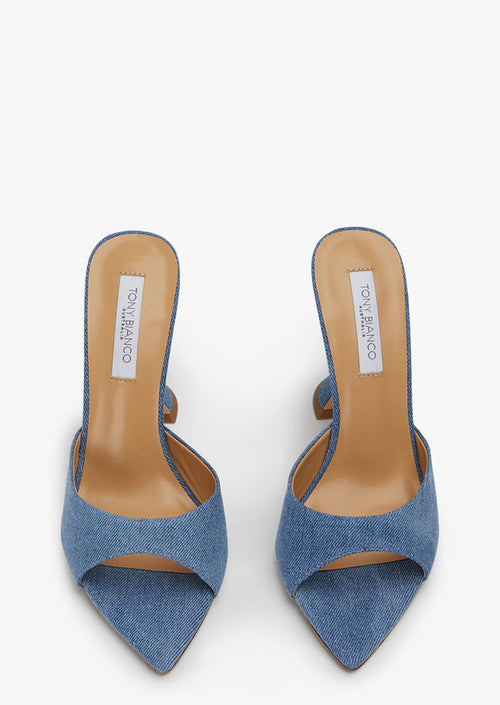 Marcel Washed Denim Heels