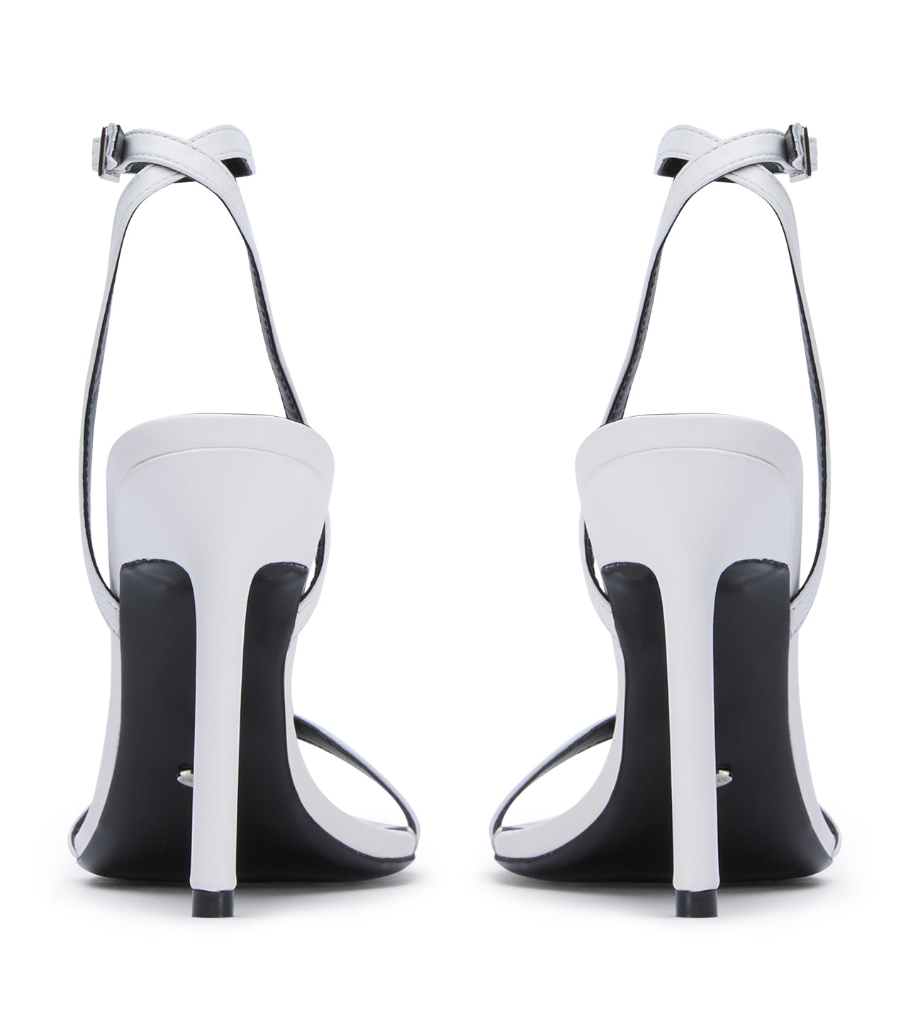 Tony Bianco Micky Silver Nappa In White Nappa