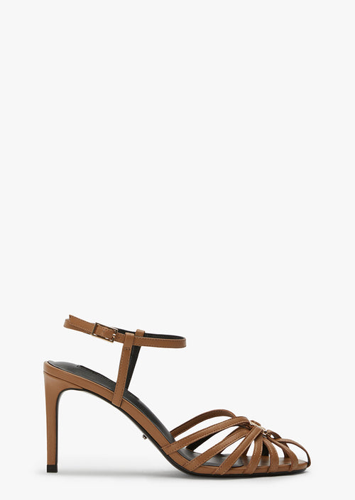 Mirage Tan Nappa Heels