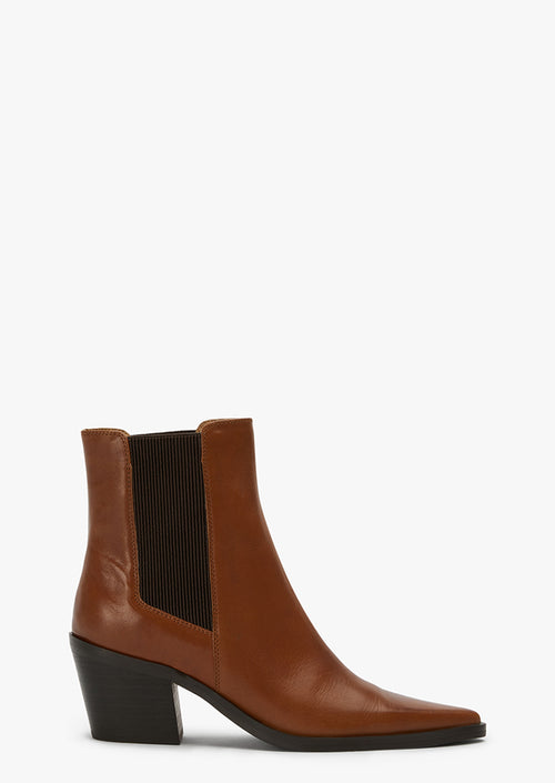 Nigela Toffee Como Ankle Boots