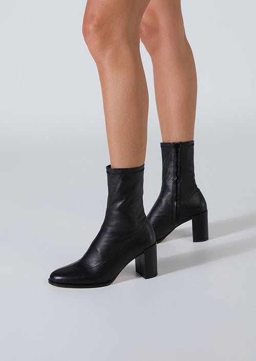 Persia Black Venice Ankle Boots