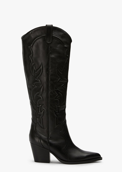 Petra Black Como Calf Boots