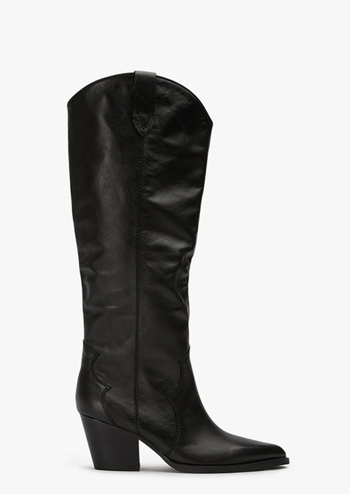 Presley Black Venice Calf Boots