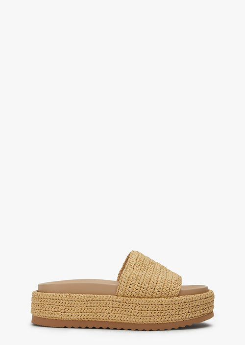 Rio Natural Raffia Sandals