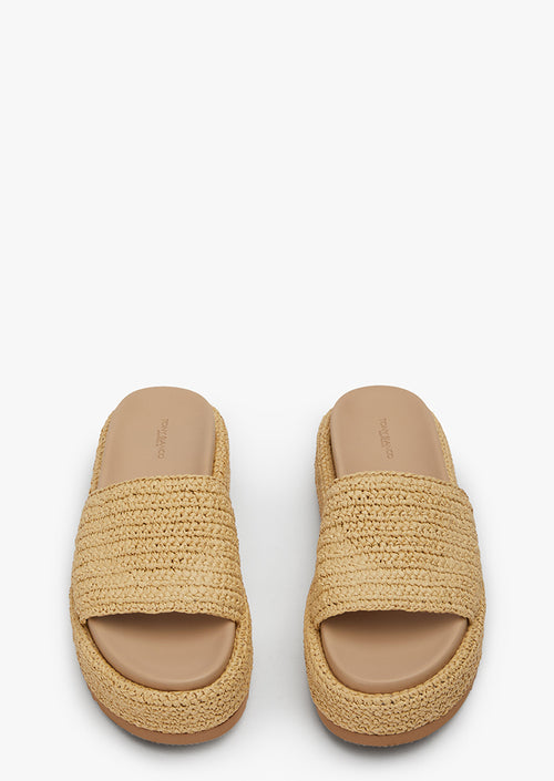 Rio Natural Raffia Sandals