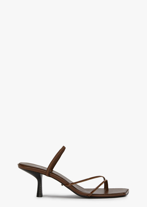 Ruma Mocha Patent Heels