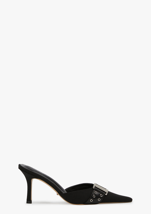 Samma Black Grosgrain/Black Como Heels