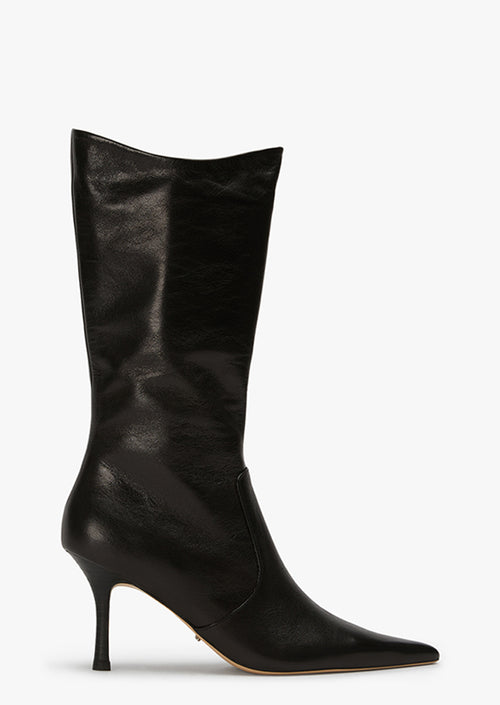 Sheba Black Vintage Calf Boots