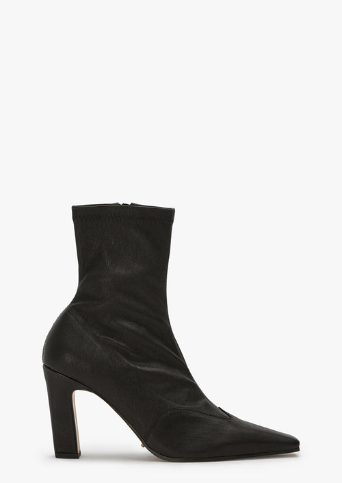 Soho Black Souple Ankle Boots