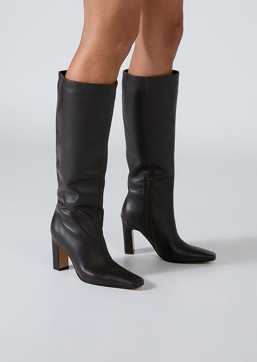 Supra Chocolate Nappa Calf Boots