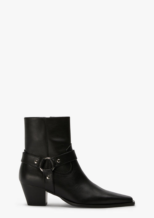 Teague Black Como Ankle Boots