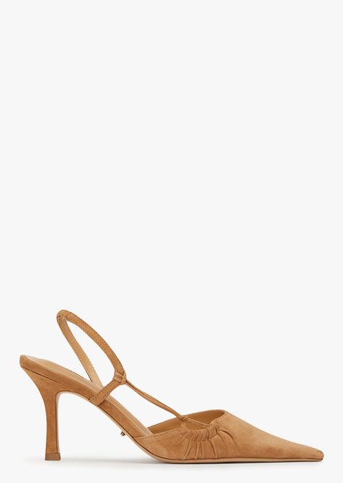 Sakai Butterscotch Suede Heels