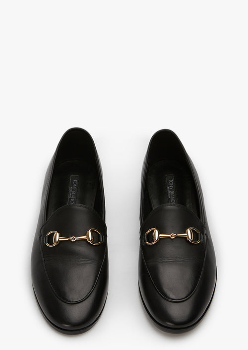 Valencia Black Como Flats