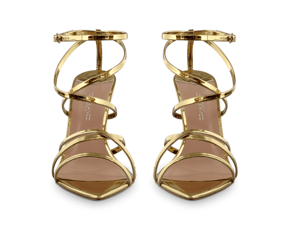 Marcy Gold Shine Heels | Heels | Tony 