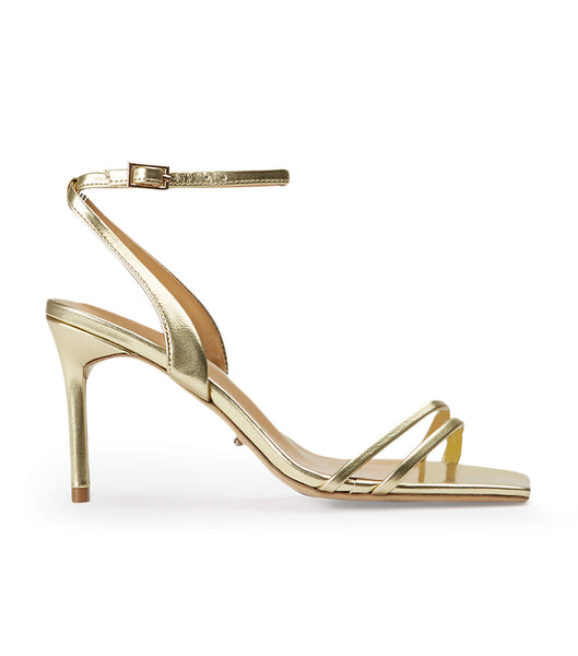 Camelia Gold Nappa Metallic  Heels | Heels | Tony Bianco USA | Tony  Bianco