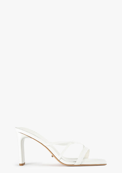 Classic White Nappa Heels