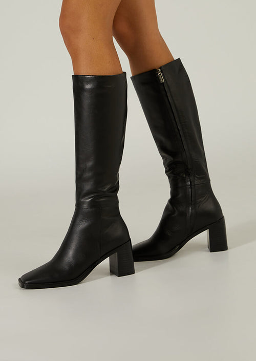 Darby Black Venice Calf Boots