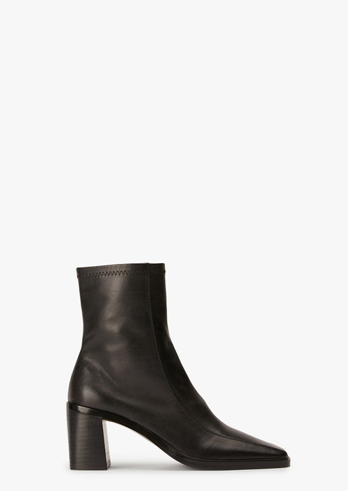 Dusty Black Como Ankle Boots