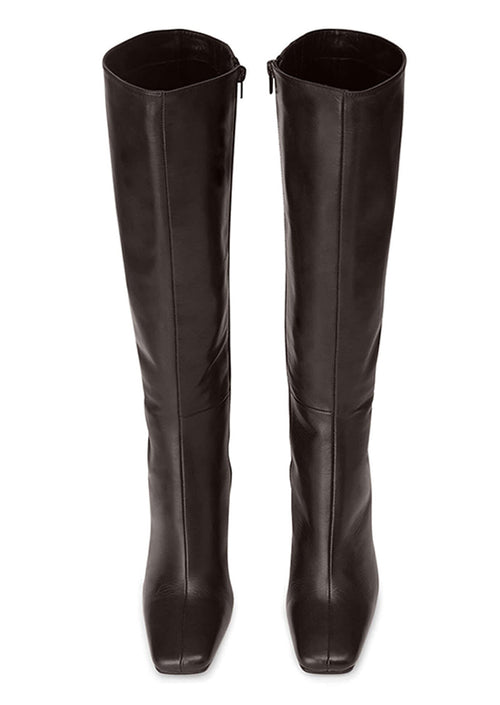 Havana Chocolate Nappa Calf Boots