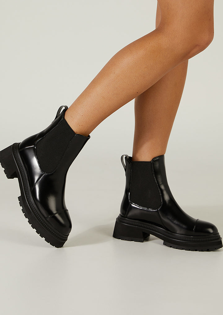 Thunder Black Como Ankle Boots | Boots | Tony Bianco USA | Tony