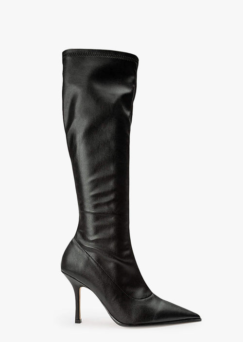 Knight Black Venezia Calf Boots