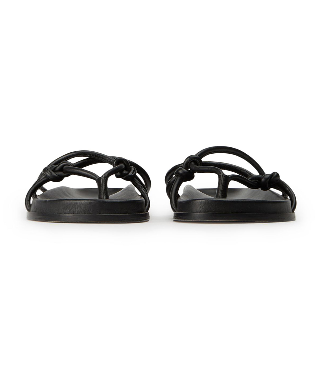 Luelle Black Nappa Sandals