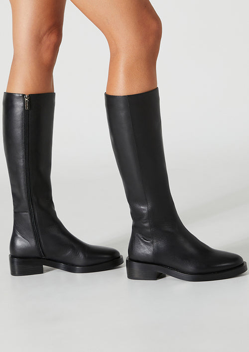 Torres Black Como Calf Boots