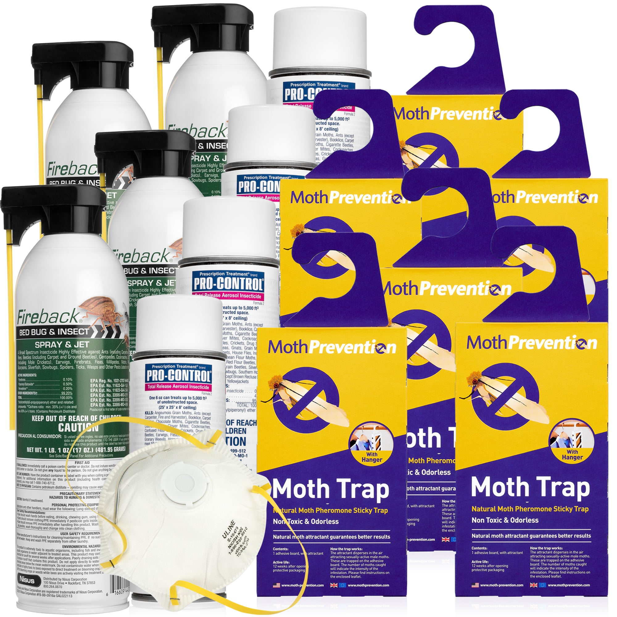 Pro-Pest R.T.U. Webbing Clothes Moth Traps