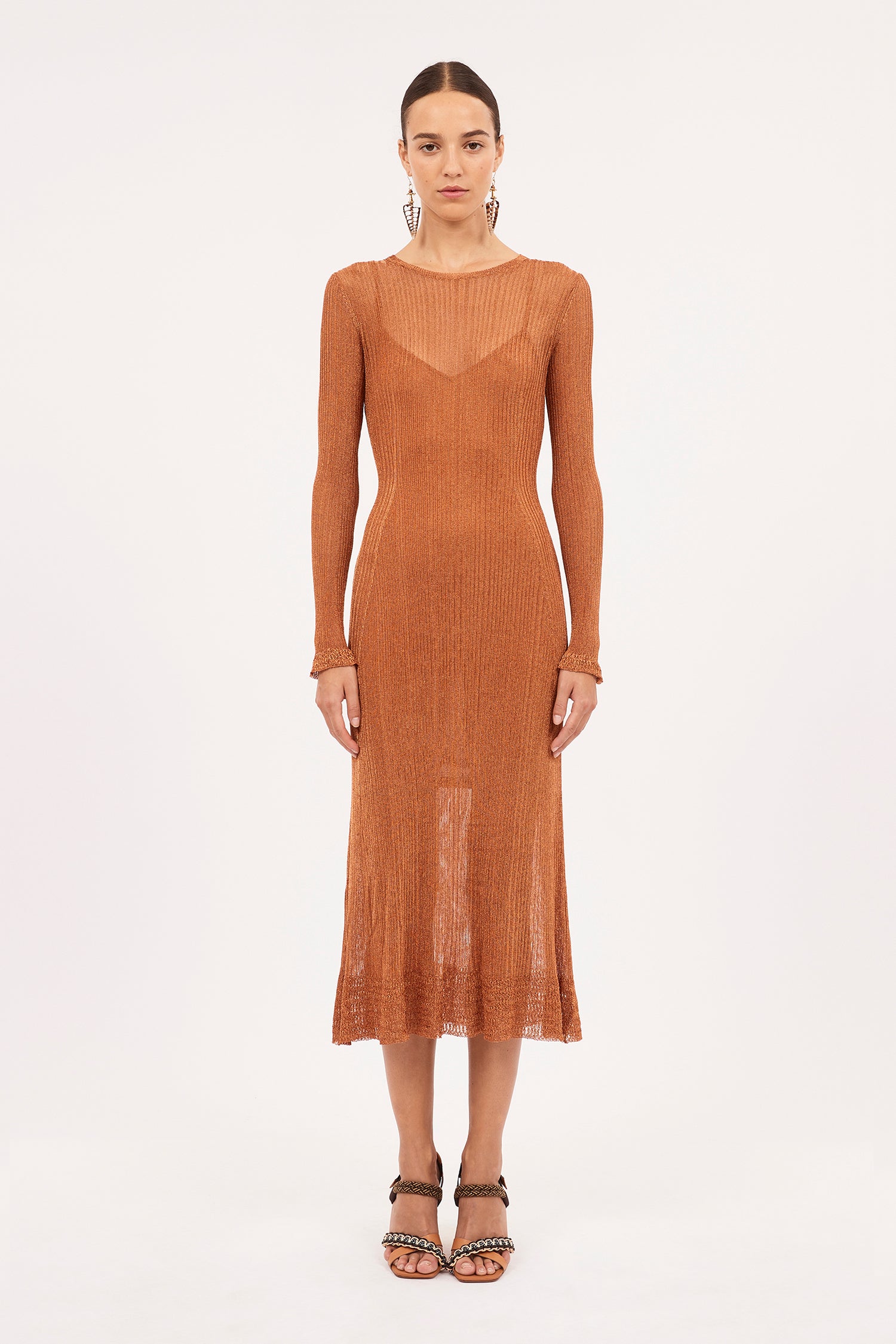 Shop Ulla Johnson Simone Dress In Bronze