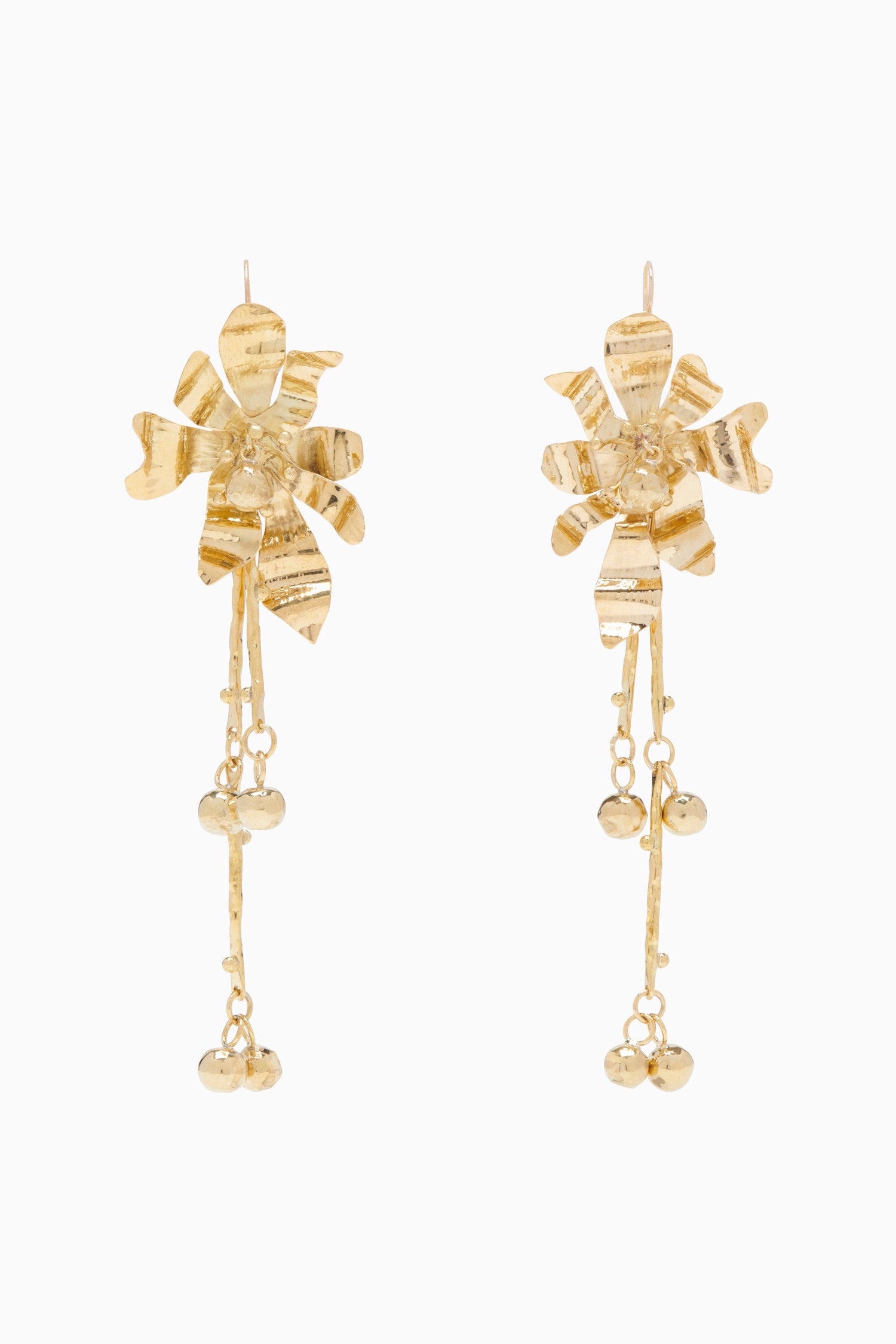 Shop Ulla Johnson Floret Drop Earring In Brass