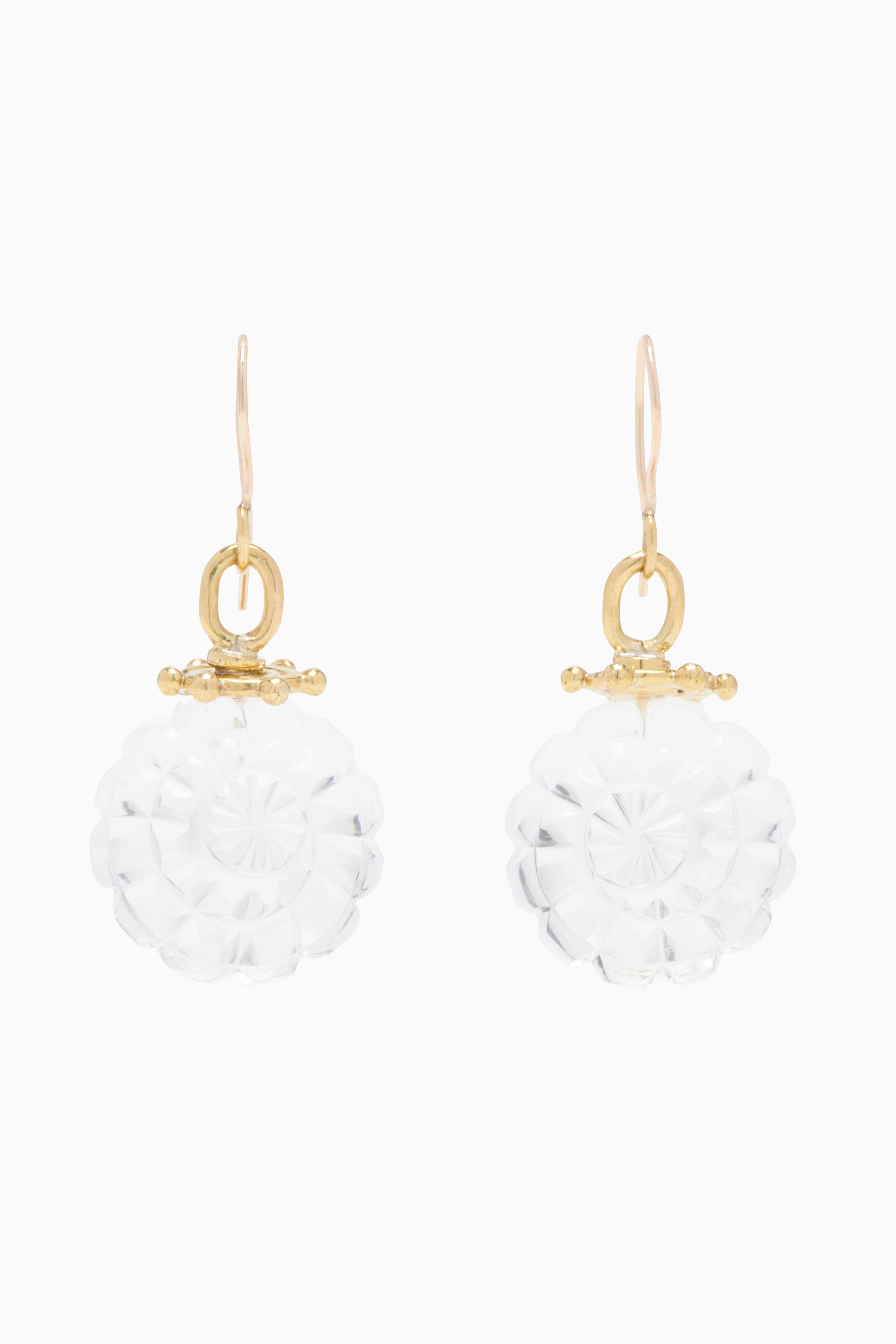 Ulla Johnson Shell Trochus Earring In Quartz