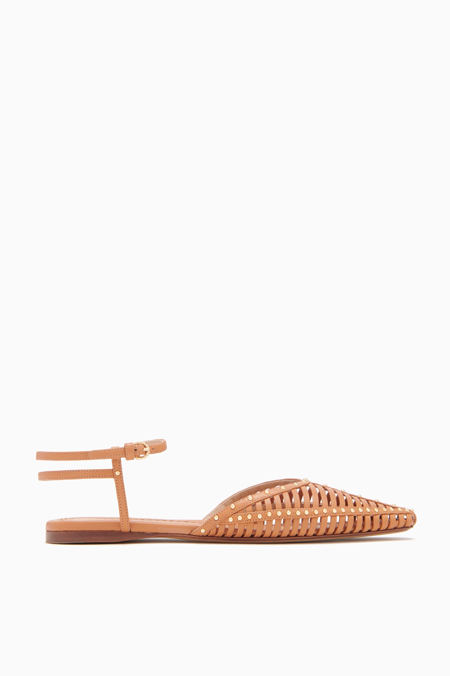 Ulla Johnson Violette Cage Flat In Saddle