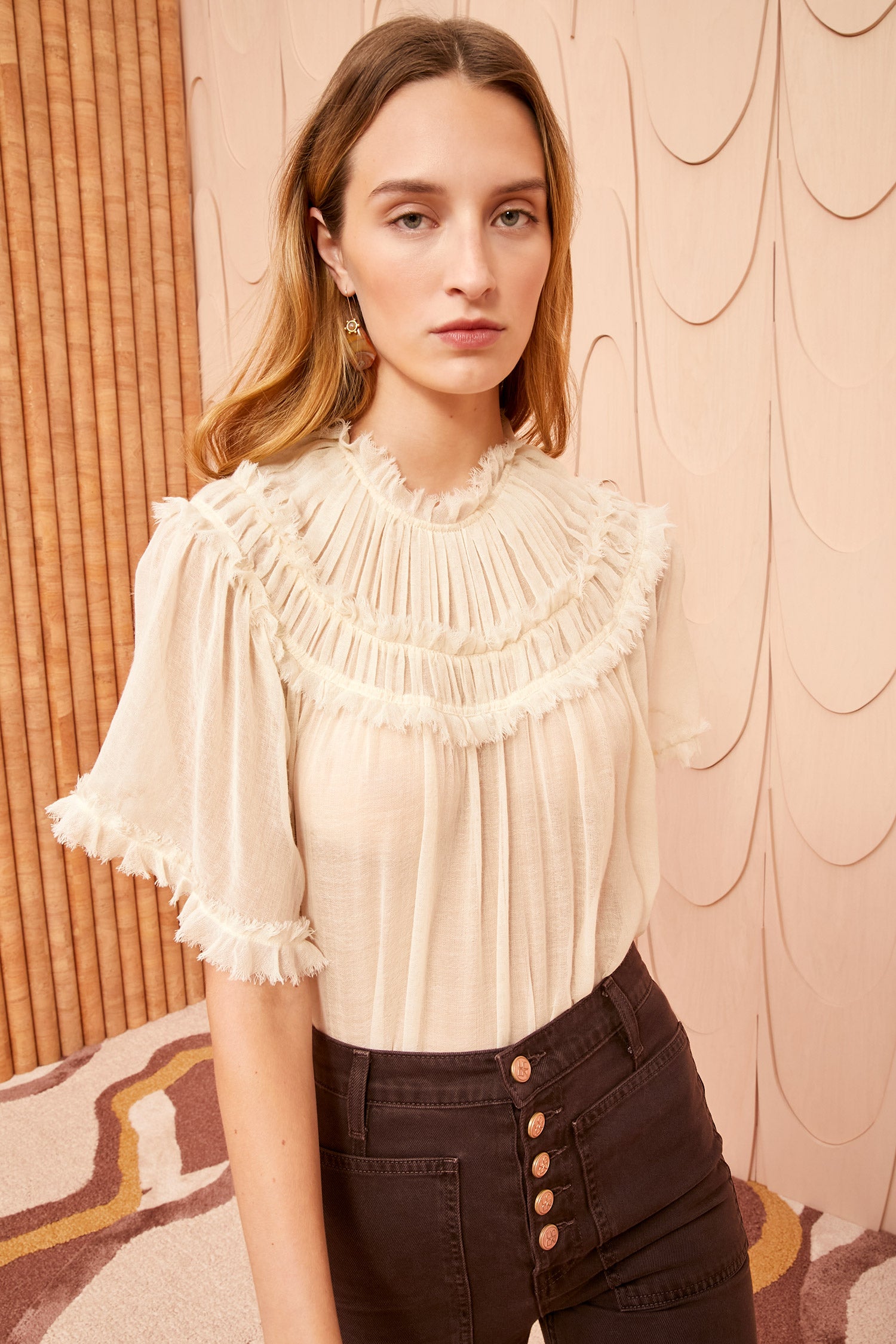 Ulla Johnson Zuri Top In Neutral