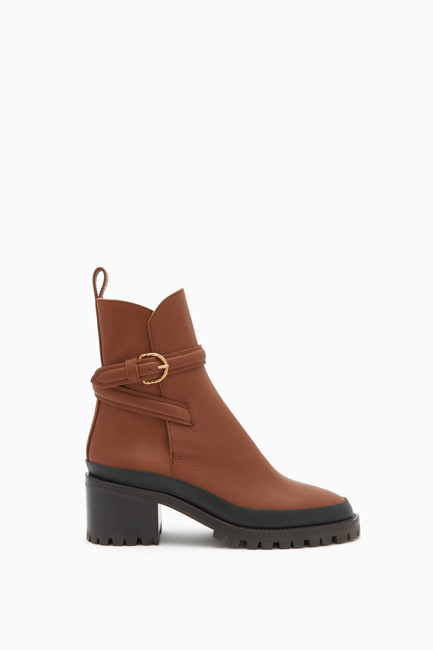 ULLA JOHNSON LENNOX LUG SOLE ANKLE BOOT