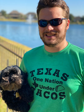 Texas one nation under tacos- unisex tee