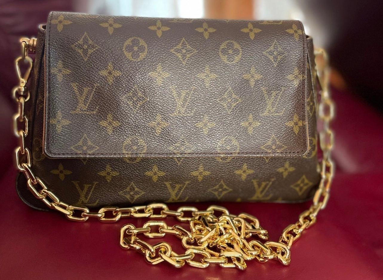 Louis Vuitton Vintage - Monogram Looping Mini - Brown - Leather