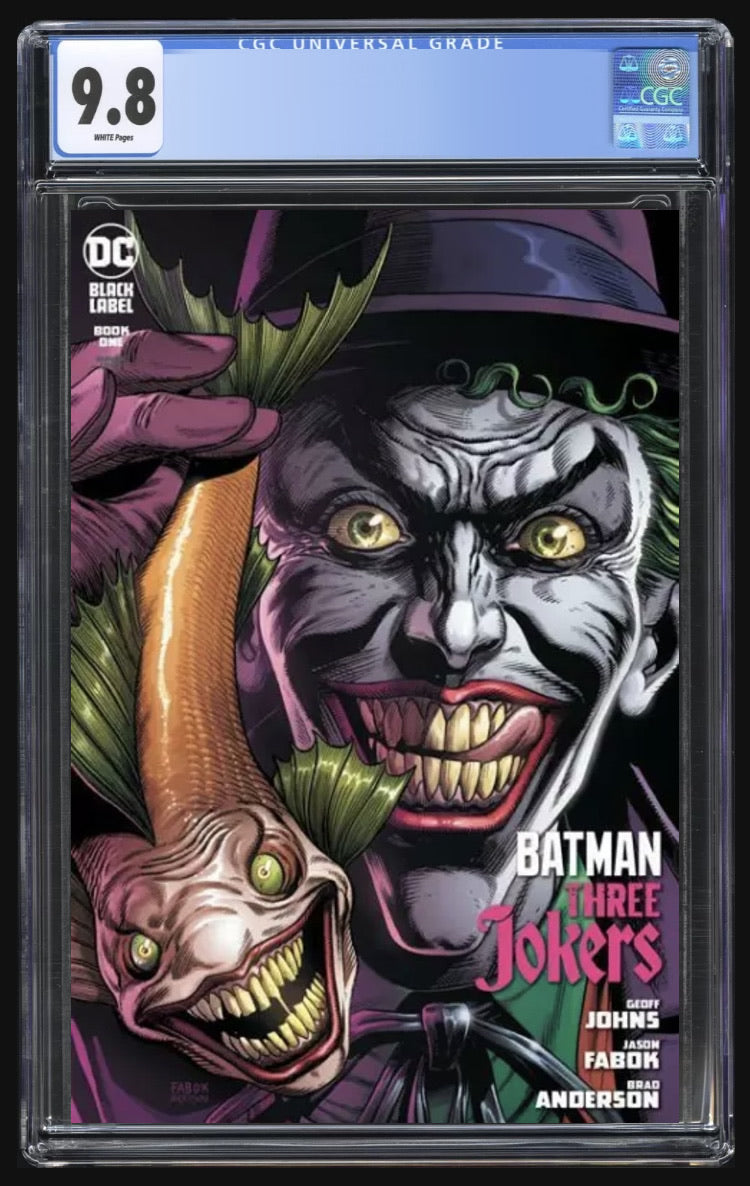 Batman Three Jokers #1 CGC 9.8 Fish Cover