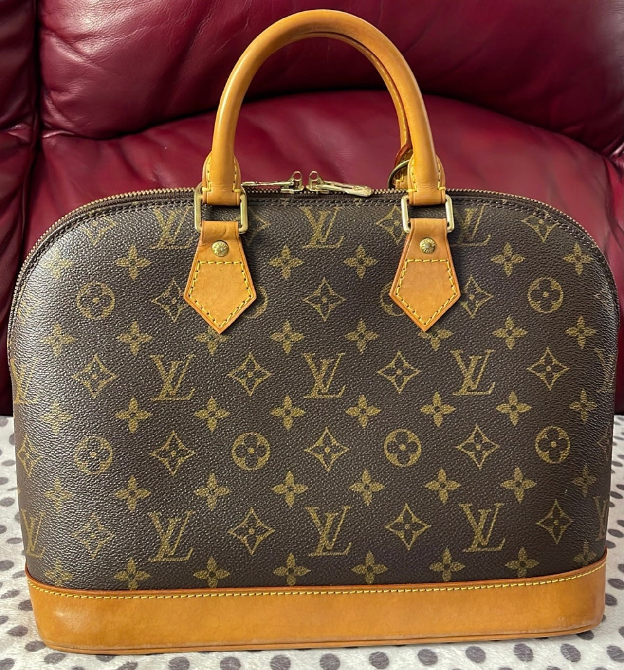 Louis Vuitton Monogram Canvas Alma PM Bag