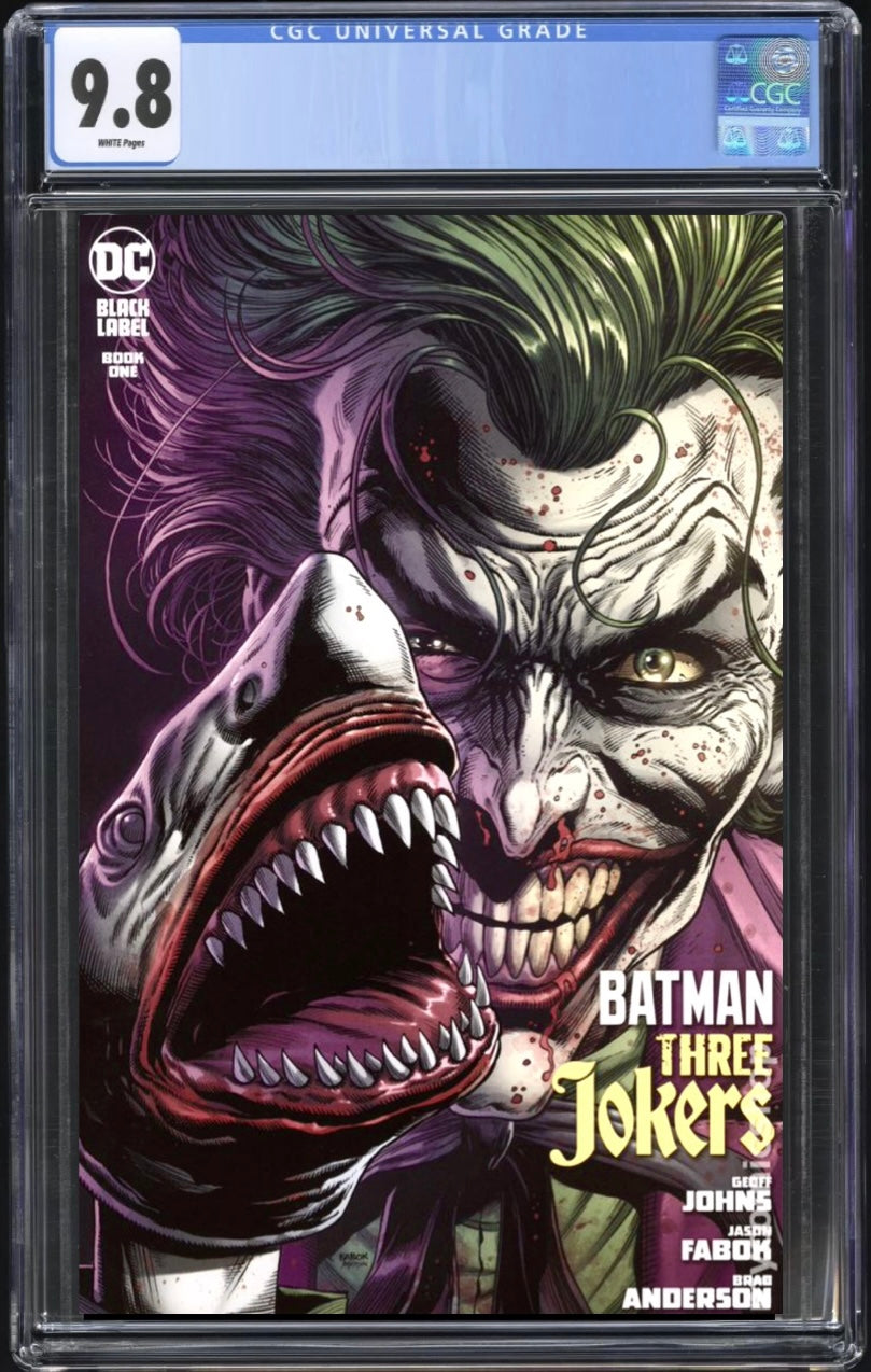 Batman Three Jokers #1 2nd Print CGC 9.8 Shark Cover