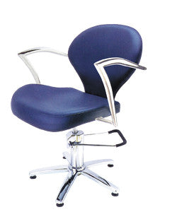 blue styling chair