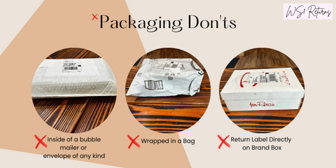 Return Packaging Donts