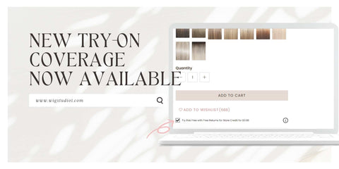 WigStudio1 Try On Coverage Checkbox on Product page below add to cart