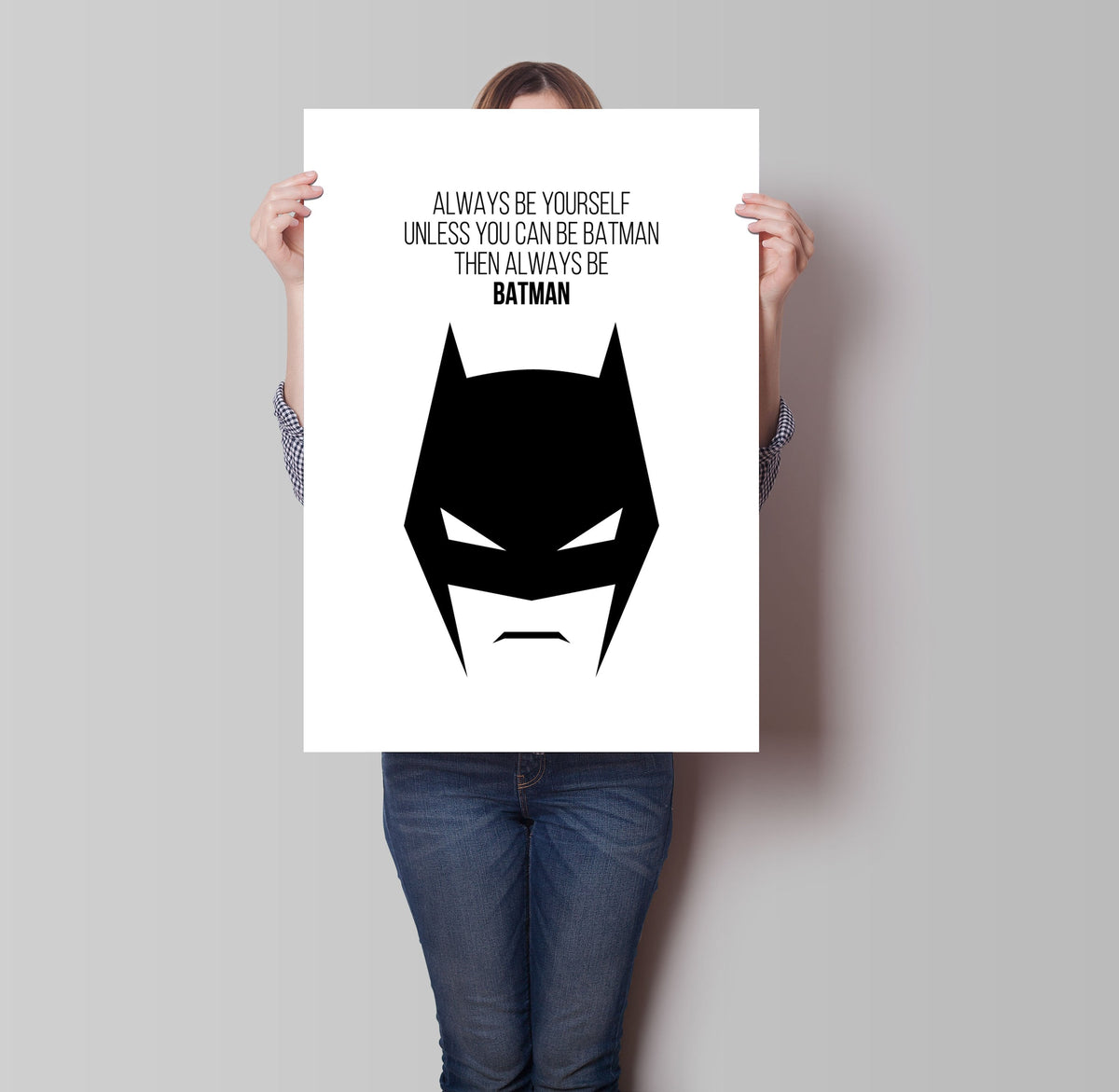 Always Be Batman Nursery Print – Hidden Prints