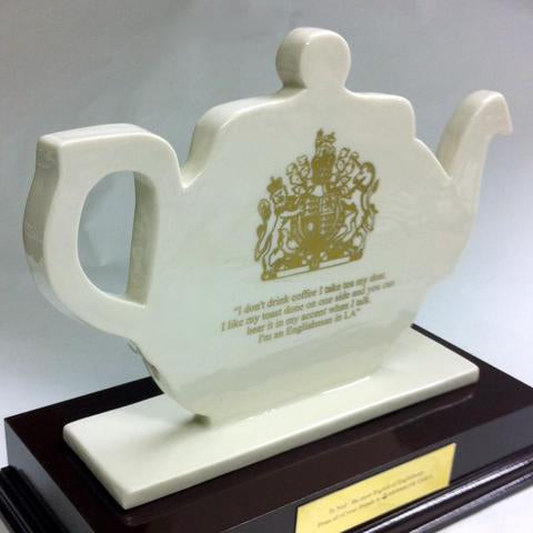 custom award porcelain teapot creative awards