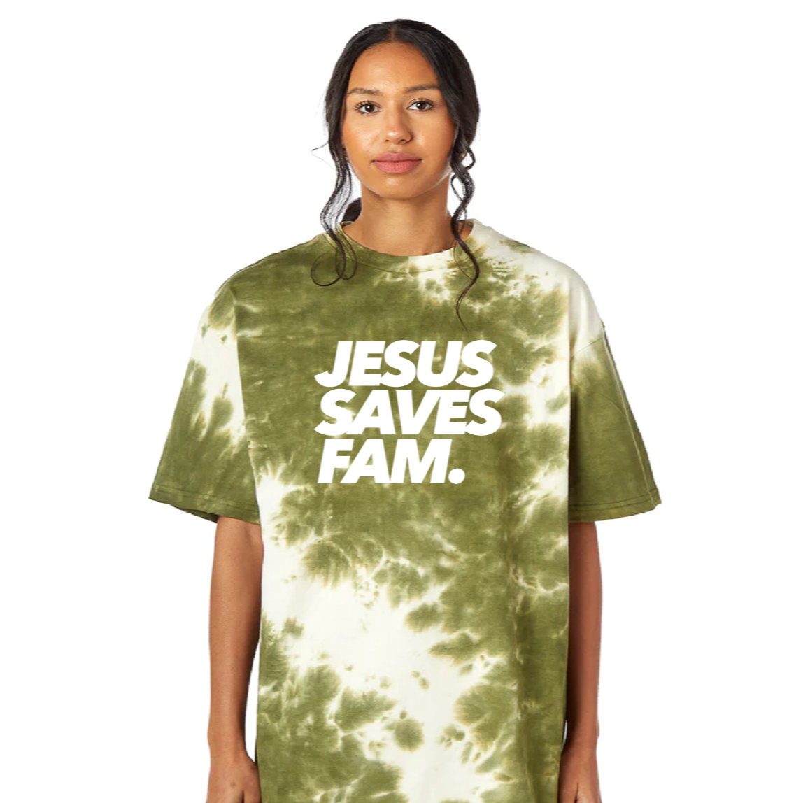 JSF LOGO TEE - FOREST G TIE DYE – CHRISTIAN STREETWEAR COLLECTIVE©