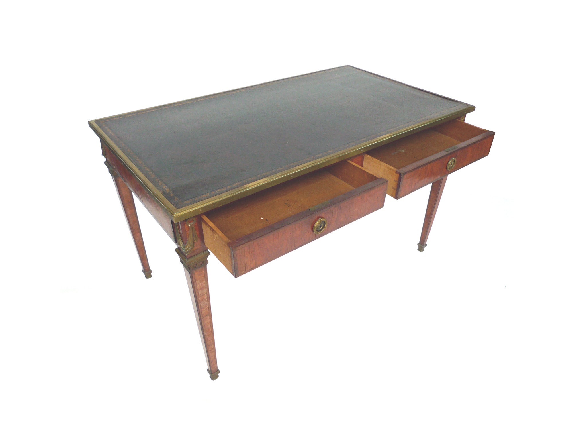 Late 19th Century Louis Xvi Style Leather Top Writing Desk